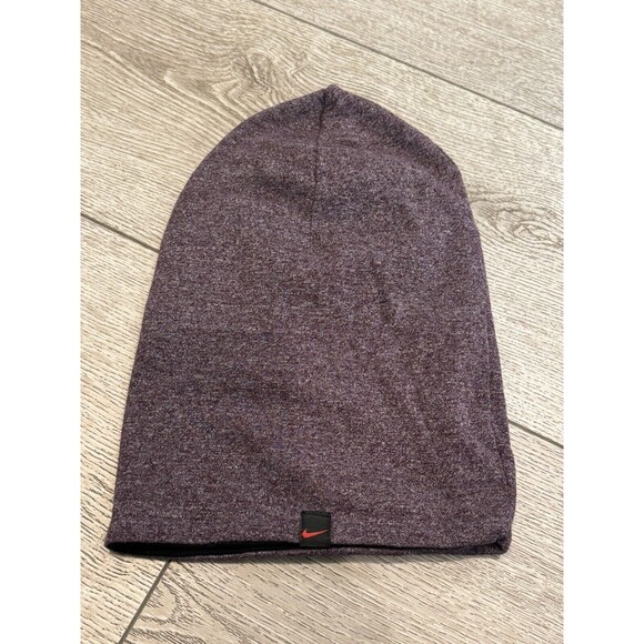 Nike Hat Adult One Size Beanie Reversible Outdoor Active Casual Men's Black - Picture 1 of 4